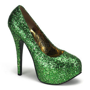 Glitter High Heel Platform Shoes